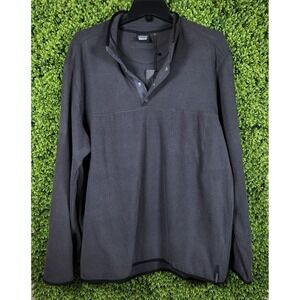 Motion Journey Pullover Snap Charcoal Grey Mens XL AM33KT002 New